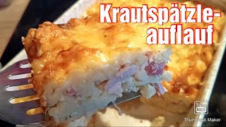 KrautspätzleKasselerKrautKäse überbacken [upl. by Edylc901]