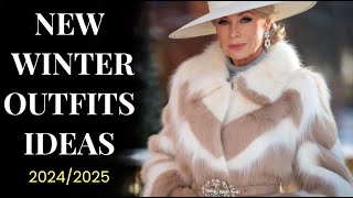 Winter Outfit Ideas  Essential Winter Looks for Women Over 50 Embracing 20242025 Trends [upl. by Zoellick]