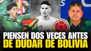 URUGUAYO le responde a COLOMBIANOS que SUBESTIMARON a la SELECCIÓN de BOLIVIA [upl. by Anyzratak]