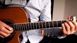 Damien Rice  9 crimes fingerstyle tutorial  tablature [upl. by Bobine]