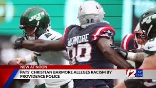 Patriots Barmore accuses Providence police of racism after traffic stop [upl. by Diskin]