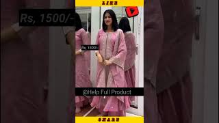 Women Georgette Kurta Pant Dupatta Set 🅱🆄🆈 🅽🅾🆆👇 [upl. by Wasserman274]