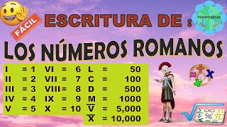 NÚMEROS ROMANOS  SISTEMA DE NUMERAÇÃO ROMANO MILHARES E MILHÕES [upl. by Devaj]