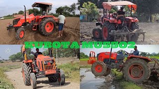 इस ट्रैक्टर से आज कर दिया stunt Kubota MU 5502  कम डीजल खपत जोरदार परफार्मेंस b2550 kubota [upl. by Eleik]