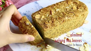 Oolong Almond Loaves w Demerara Sugar Recipe Video  Bakestarters [upl. by Nsaj]