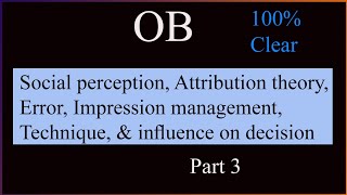 Attribution theoryError of attribution theory impression management techniquesocial perception [upl. by Ydnec594]