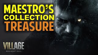 Maestro’s Collection Treasure Key amp Code Location  Resident Evil 8 Village RE8 Guide [upl. by Mani943]