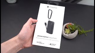 Mophie powerstation keychain  Unboxing and first impressions [upl. by Eirahcaz]