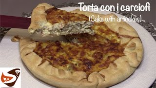 TORTA SALATA DI CARCIOFI la pizza rustica più buon che cè [upl. by Dale]