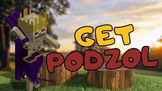 How to Get Podzol in Minecraft  Minecraft Tutorial 2024 [upl. by Laughry]