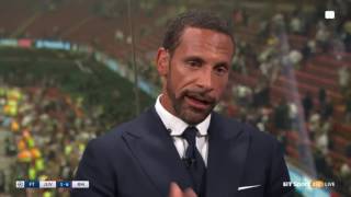 Rio Ferdinand roasts Sergio Ramos after his dive against Juventus [upl. by Wurtz485]