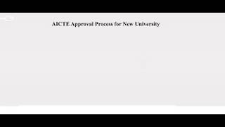 AICTE Approval Process for New University [upl. by Dleifniw394]