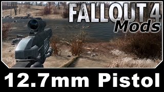 Fallout 4 Mods  127mm Pistol [upl. by Nnaeirelav]