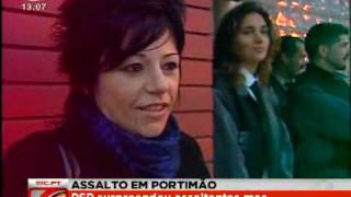 Primeiro Jornal Ourivesaria assaltada em Portimão 05032009  Vídeos Notícias  SIC Onlineflv [upl. by Becky873]