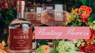 Floating Flowers  Njord Gin signature cocktail [upl. by Morril]