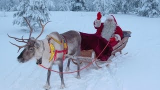 Laponie Pays du Père Noël en Finlande vidéo voyage Rovaniemi des aurores boréales Santa Claus [upl. by Ahsitneuq]