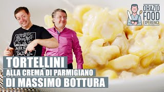 TORTELLINI ALLA CREMA DI PARMIGIANO DI MASSIMO BOTTURA  Semplicemente squisiti [upl. by Maillil]