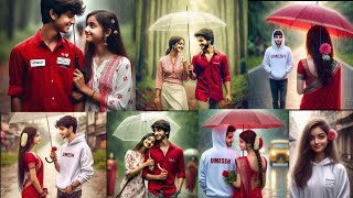 Create Couple TShirt Name Video Editing Bing Ai Image Creator new trending couple ai photo editing [upl. by Ramyaj]