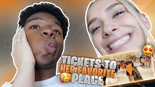 I SURPRISED MY CRUSH WITH TICKETS TO HER FAV PLACE im gonna make it official there [upl. by Yeclek]