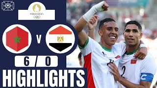 Morocco vs Egypt  60  Mens Football  Paris 2024 Highlights  egypt vs france [upl. by Iorgos]