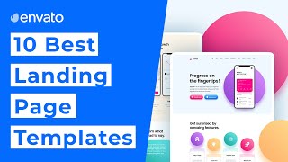 10 Best Landing Page Templates 2021 [upl. by Broome95]