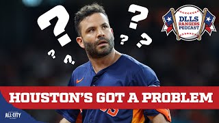 The Houston Astros have a PROBLEM  DLLS Rangers Podcast [upl. by Laughlin]