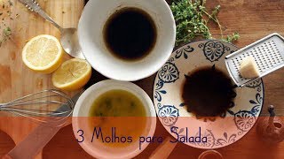 Como fazer molho para salada receita de vinaigrette [upl. by Esiocnarf374]