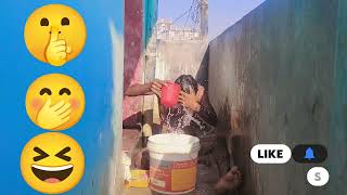 shampoo prank video part 1😆😂😄😏😅😂🤣😭 ll amazing funny comedy video ll Saroj Vlog [upl. by Joyan]