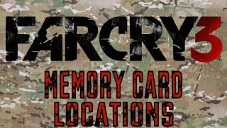 Far Cry 3  All Memory Card Locations [upl. by Nezam]