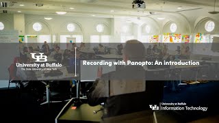 Recording with Panopto An introduction [upl. by Noirad598]