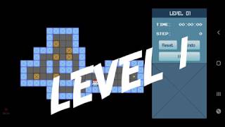 Classic Sokoban Level 1  without UNDO  Solution 1  90 [upl. by Ogilvie]