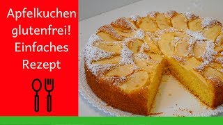 Apfelkuchen Glutenfrei 🍎 🌞 [upl. by Kattie]