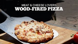 WoodFired Pizza  Meat amp Cheese Lovers  Green Mountain Pellet Grills [upl. by Noonan30]