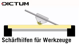 Schärfhilfen für Werkzeuge Hobel StemmSchnitzeisen  Richtig Schärfen [upl. by Mirabelle]