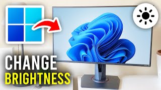 How To Change Brightness On PC Desktop Windows 11 amp 10  Full Guide [upl. by Alcus]