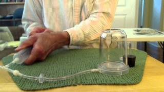 How to Remove a Stopper from a Bottle Without Touching It A Bell Jar Demo [upl. by Lacsap880]