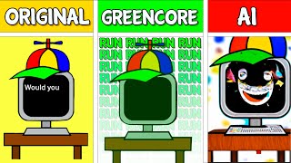 New sounds Incredibox Sprunki Normal Versions VS GREENCORE EDITION VS AI Versions [upl. by Ahtelat]