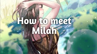 CITAMPI STORIES BETA How to meet Milah New Character [upl. by Ainoyek]