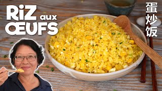 Riz Sauté aux Oeufs  Astuce pour un riz sauté savoureux avec une belle couleur 蛋炒饭 [upl. by Baily]