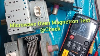 microwave ovens Magnetron test and check [upl. by Ttennaj]