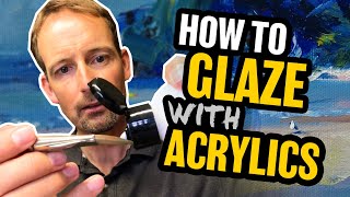 How to Glaze with Acrylics [upl. by Nnaytsirk818]