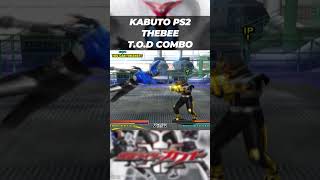 THEBEE KAGAMI Touch of Death Combo  KAMEN RIDER KABUTO PS2 [upl. by Bambie]