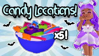 GET CANDIES SUPER FAST With These CANDY BOWL LOCATIONS Royale High Guide [upl. by Castorina]