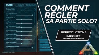 Tuto ARK  Comment bien régler sa partie solo [upl. by Melitta295]