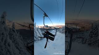 Stowe Vermont Mountain Resort skiing viral insta360 skitheeast [upl. by Luanne]