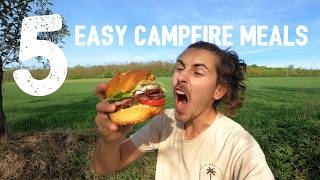 5 BEST Campfire Recipes  Easy Camping Meals amp Campfire Cooking [upl. by Sturges]