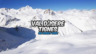 Val dIsere Tignes ski resort guide 33 Fresse Isolée Prariond easy runs [upl. by Odranar544]