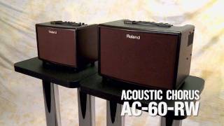 AC60RWAC33RW Acoustic Chorus Guitar Amplifier Overview [upl. by Llennaj]