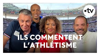 Athlétisme  la finale du 100m hommes avec nos commentateurs [upl. by Jasik]