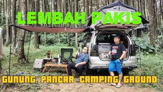 Camping di Lembah Pakis Camping Ground Blok A di Wisata Alam Gunung PancarSentul [upl. by Gilus]